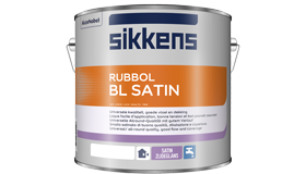 Sikkens Rubbo BL Satin - RAL9005 - 2.5 Ltr